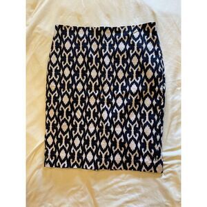 Ann Taylor Skirt Straight Pencil Cotton & ‎ Spandex Lined Size 12